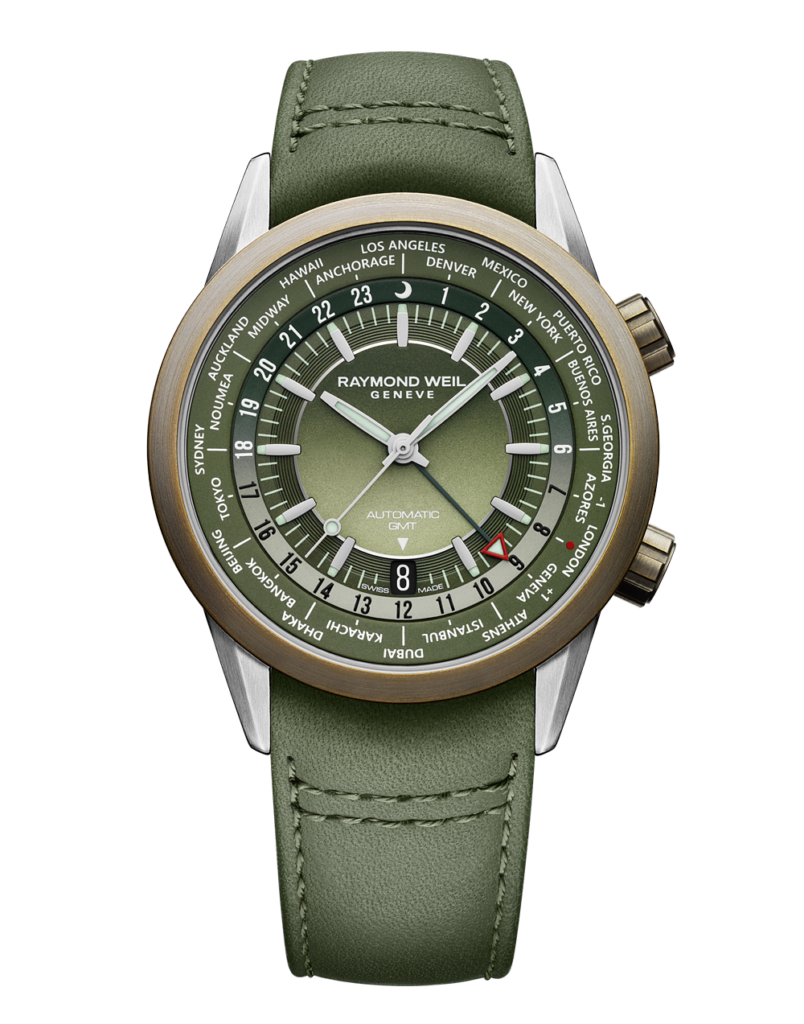 RW Freelancer GMT Worldtimer Green Dial