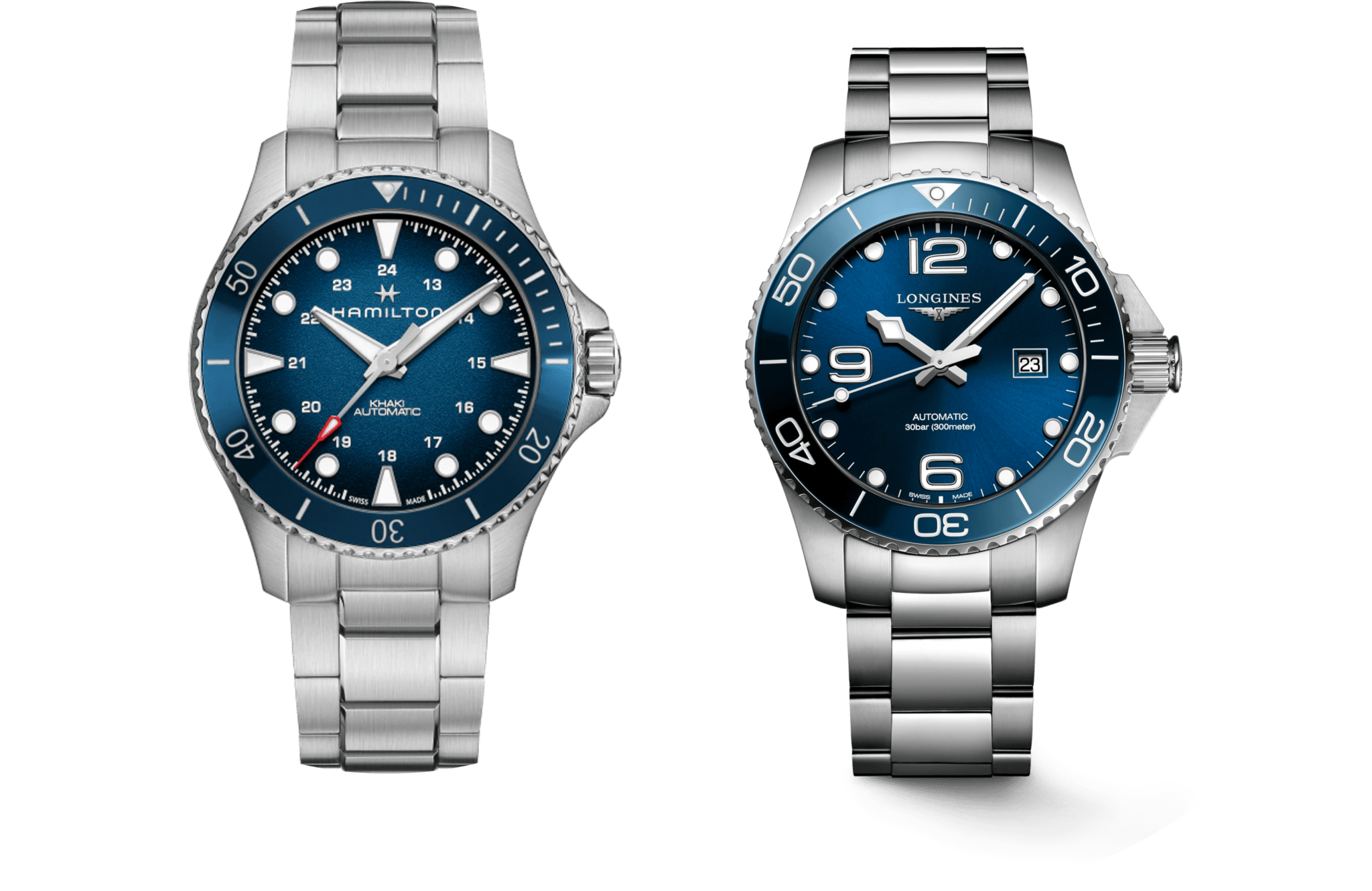 Longines HydroConquest vs Tag Heuer Aquaracer Comparison TWR