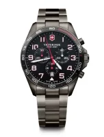 Victorinox FieldForce Sport Chrono Black Stainless Steel